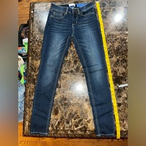 Size 3 deep blue skinny leg jeans